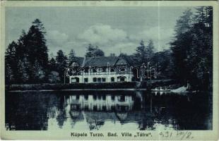 1931 Thurzófüred, Kupele Turzo (Gölnicbánya, Gelnica); Villa Tatra (EK)