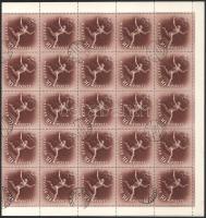 1952 Olimpia (I.) - Helsinki 30f vízjel nélküli hajtott teljes ív (50.000)