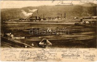 1902 Nagybocskó, Velikij Bicskiv, Velykyy Bychkiv (Máramaros); Klotild első magyar vegyipari részv. társ. gyártelep. Berger Miksa kiadása / chemical factory (Rb)