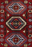 Perzsa mintájú kézzel készült szőnyeg, 120x82 cm