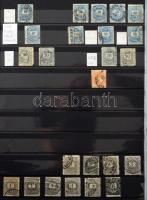 Magyar gyűjtemény a Krajcárosoktól az 1950-es évek közepéig, benne másodpéldányok is, 30 fekete lapo...