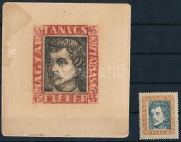 1919 Magyar Tanácsköztársasági arcképek Petőfi 45f essay kartonon