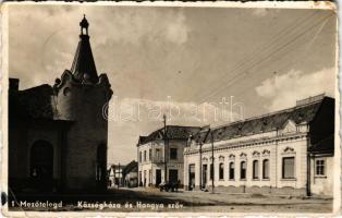 1942 Mezőtelegd, Mező-Telegd, Tileagd; Községháza és Hangya Szövetkezet / town hall, cooperative shop (EB)