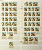 Tartalmas lemezhiba, tévnyomat, érdekesség tétel 21 lapos nagy méretű berakóban, másodpéldányokkal, ...