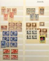 Tartalmas lemezhiba, tévnyomat, érdekesség tétel 21 lapos nagy méretű berakóban, másodpéldányokkal, ...