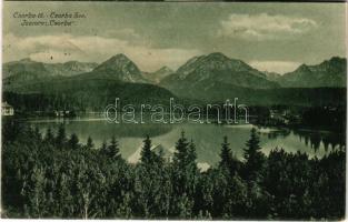 1914 Tátra, Magas-Tátra, Vysoké Tatry; Csorba-tó / Jezioro Csorba / lake (EK)