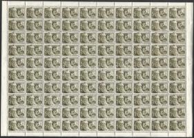 1954 Tudósok 9 db teljes ív, vízjelre átnézetlen (min 136.000)