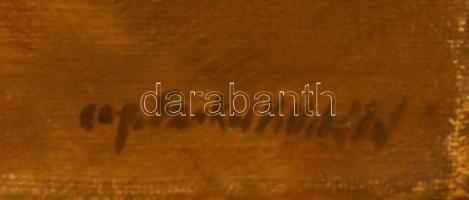 Olvashatatlan jelzéssel: Sztálin portréja katonai egyenruhában és kitüntetéssel. Olaj, vászon. Sérül...