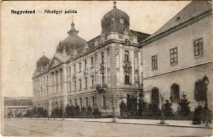 Nagyvárad, Oradea; Pénzügyi palota. Rigler József Ede r.t. 61. / financial palace (r)