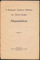 A Budapesti Aut. Orth. Izr. Hitközség Chevra Kadisa alapszabályai, 15p