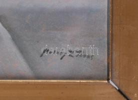 Molnár Z. János (1880-1960): Csendélet. Olaj, karton, jelezve jobbra lent. Dekoratív, üvegezett, kis...