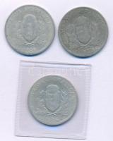 1926-1927. 1P Ag (3x) egyik lezárt fóliatokban T:F kis patina Adamo P6