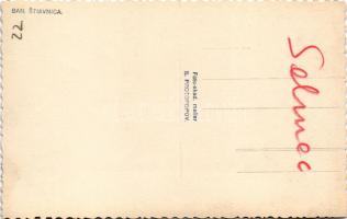 Selmecbánya, Schemnitz, Banská Stiavnica; Kálvária / calvary. S. Protopopov photo (ragasztónyom / gl...