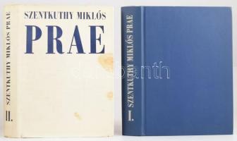 Szentkuthy Miklós: Prae. I-II. köt. Bp., 1980, Magvető. Második kiadás. Kiadói egészvászon-kötés, a ...