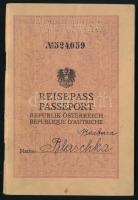 1928 Bécs, Republik Österreich - osztrák útlevél / passport