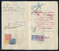 1930 Olasz fényképes útlevél / Italian passport