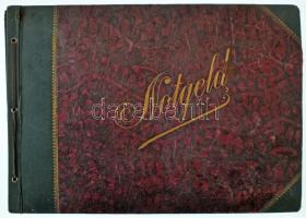 1920 k. "Notgeld" feliratú album szükségpénzek számára használt állapotban