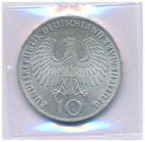 Német Szövetségi Köztársaság 1972. 10M Ag "Nyári Olimpiai Játékok München / Olimpiai Láng"...