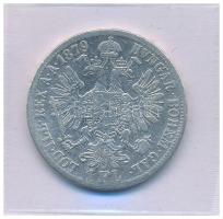 Ausztria 1879. 1Fl Ag "Ferenc József" lezárt fóliacsomagolásban T:F  Austria 1879. 1 Florin Ag "Franz Joseph" in sealed platic case C:F  Krause KM#2222