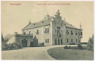 1915 Marosújvár, Uioara, Ocna Mures; Teleki Ádám gróf kastélya és borpincéje. Grün Géza kiadása / castle and wine cellar (gyűrődés / crease)