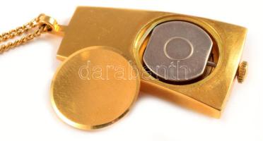 Zaria nyakláncóra, mechanikus, 17 köves, működik, 4x2 cm