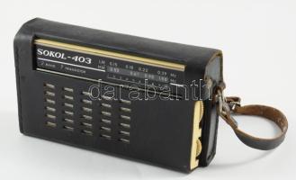 Sokol 403 rádió, jó állapotban