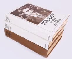 Marcel Proust: Az eltűnt idő nyomában. I-III. köt. Ford. és a jegyzeteket írta: Gyergyai Albert. Bp., 1983, Európa. Kiadói egészvászon-kötés, kiadói papír védőborítóban (a III. kötet védőborító nélkül).