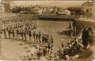 1916 Liberec, Reichenberg in Böhmen; K.u.k. military music band. photo (EB)