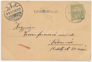 1905 Sepsiszentgyörgy, Sfantu Gheorghe; Városi színház előfüggönye. Benkő Mór kiadása / stage curtai...