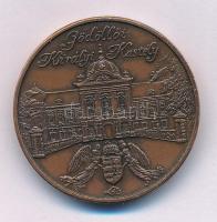 DN "Gödöllői Királyi Kastély / Sisi" bronz emlékérem. Szign.: LS (30mm) T:AU,XF