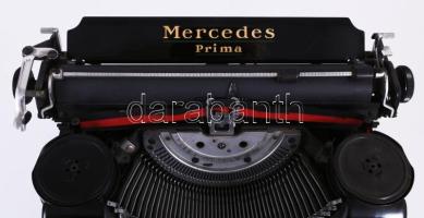 cca 1930 Mercedes Prima írógép magyar billentyűzettel, jelzett, jó állapotban, 30x31 cm
