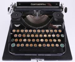 1920-1945 Wanderer Werke "Continental 340" írógép, magyar billentyűzettel, 28x26 cm