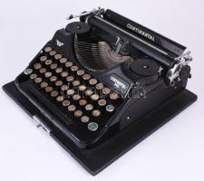 1920-1945 Wanderer Werke "Continental 340" írógép, magyar billentyűzettel, 28x26 cm