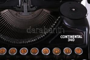 1920-1945 Wanderer Werke "Continental 340" írógép, magyar billentyűzettel, 28x26 cm