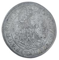 Német államok / Szilézia 1675SHS 15kr Ag "I. Lipót" Graz (5,91g) T:XF German states / Silesia 1675SHS 15 Kreuzer "Leopold I" Graz (5,91g) C:XF Krause KM#462
