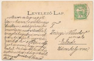 Olthévíz, Homoród-Hévíz, Hoghiz; Iskola, Mózes Ferenc vegyeskereskedése, üzlet, park, Valenta. Josef...