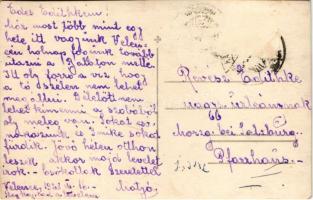 1928 Velence, Kisvelence; vízparti házak, csónakok. photo (vágott / cut)