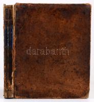 Ünnepi Imakönyv. Macsor. Sevoult Ünnepre. Sulzbach , 1794. Egészbőr kötésben, viseltes állapotban