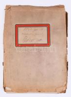 cca 1947 Vegyes zenekarral kapcsolatos levelezés és nyomtatvány tétel