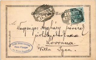 1900 Ucka, Monte Maggiore; Kronprinzessin Stephanie (Stefanie) Schutzhaus / Stefánia koronahercegnő ...