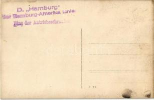 Hamburg-Amerika Linie, "HAMBURG" / Hamburg-America ocean liner. photo (fl)