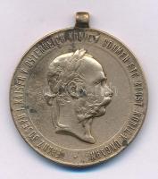 1873. "Hadiérem" bronz kitüntetés mellszalag és függesztőkarika nélkül T:VF Hungary 1873. "Military (War) Medal" bronze decoration without ribbon and suspension ring C:VF NMK 231.