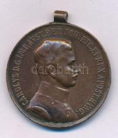 1917. "Károly Bronz Vitézségi Érem" bronz kitüntetés mellszalag és függesztőkarika nélkül. Szign.: Kautsch T:XF Hungary 1917. "Bronze Gallantry Medal" bronze decoration without ribbon and suspension ring. Sign.: Kautsch C:XF NMK 310