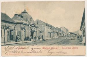 1900 Orsova, Dampfbad / Gőzfürdő. Hutterer G. kiadása / steam bath (felületi sérülés / surface damage)