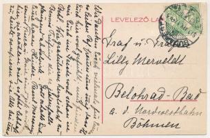 1913 Bulcs, Bulci (Banat); Mocsonyi kastély / castle (fa)