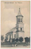 1917 Halmi, Halmeu; Református templom. Liebeck és Grosz kiadása / Calvinist church (EK)