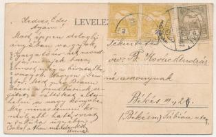 1917 Halmi, Halmeu; Református templom. Liebeck és Grosz kiadása / Calvinist church (EK)