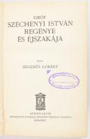 Hegedüs Loránt: Gróf Széchenyi István regénye és éjszakája. Bp., [1933], Athenaeum, 324+(4) p.+ 14 t. Átkötött félvászon-kötésben, jó állapotban, tulajdonosi bélyegzővel.