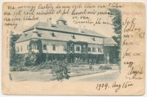 1904 Vágszabolcs, Nagyzablát, Záblatie (Trencsén, Trencín); kastély. Gansel Lipót 166. / castle (b)