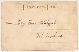 1904 Vágszabolcs, Nagyzablát, Záblatie (Trencsén, Trencín); kastély. Gansel Lipót 166. / castle (b)